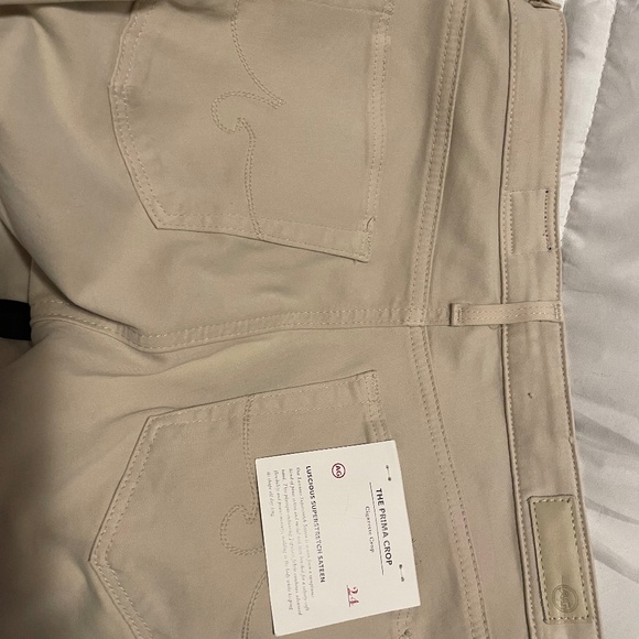 AG Adriano Goldschmied Cigarette Crop super stretch sateen Women’s Size 24 NWT - Picture 11 of 11